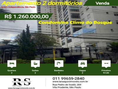 Apartamento 2 dormitrios para Venda, em So Paulo, bairro Jardim Independncia, 2 dormitrios, 1 banheiro, 2 sutes, 2 vagas