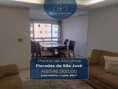 Apartamento para Venda, em , bairro Floradas de So Jos, 3 dormitrios, 1 banheiro, 1 sute, 1 vaga
