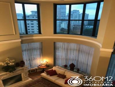 Apartamento Duplex para Venda, em São Paulo, bairro Moema, 4 dormitórios, 6 banheiros, 3 suítes, 4 vagas