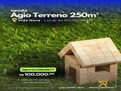 Terreno para Venda, em Lucas do Rio Verde, bairro Vida Nova