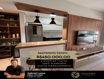 Apartamento para Venda, em Presidente Prudente, bairro Vila Industrial, 2 dormitórios, 2 banheiros, 1 suíte, 2 vagas