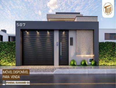 Casa para Venda, em Guanambi, bairro Ipanema, 3 dormitrios, 2 banheiros, 1 sute, 1 vaga