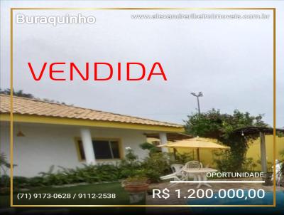 Casa em Condomnio para Venda, em Lauro de Freitas, bairro Buraquinho, 3 dormitrios, 4 banheiros, 3 sutes, 3 vagas