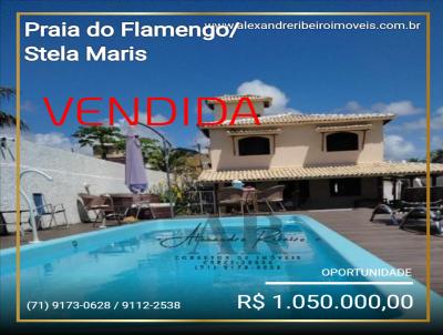 Casa 4 dormitrios ou + para Venda, em Salvador, bairro Praia do Flamengo/ Stela Maris, 4 dormitrios, 5 banheiros, 3 sutes, 4 vagas