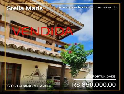 Casa 4 dormitrios ou + para Venda, em Salvador, bairro Stella Maris, 4 dormitrios, 2 banheiros, 2 sutes, 2 vagas