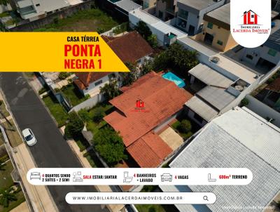 Casa em Condomnio para Venda, em Manaus, bairro Ponta Negra, 4 dormitrios, 4 banheiros, 2 sutes, 4 vagas