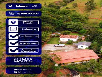 Terreno para Venda, em Inhapim, bairro 9 km do centro da cidade