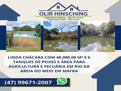 Chcara para Venda, em Mafra, bairro Rio da Areia do Meio, 3 dormitrios, 2 banheiros, 2 vagas