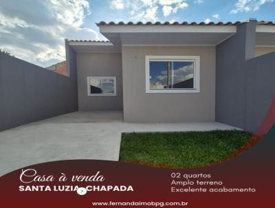 Casa para Venda, em Ponta Grossa, bairro CHAPADA- SANTA LUZIA, 2 dormitórios, 1 banheiro, 2 vagas