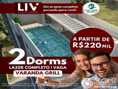 Apartamento para Venda, em Santo André, bairro Vila Eldízia, 2 dormitórios, 1 banheiro, 1 vaga