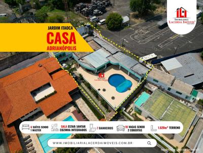 Casa em Condomnio para Venda, em Manaus, bairro Adrianpolis, 6 dormitrios, 7 banheiros, 6 sutes, 6 vagas