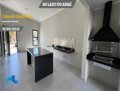 Casa em Condomnio para Venda, em Piracicaba, bairro Nova Amrica, 3 dormitrios, 2 banheiros, 1 sute, 2 vagas