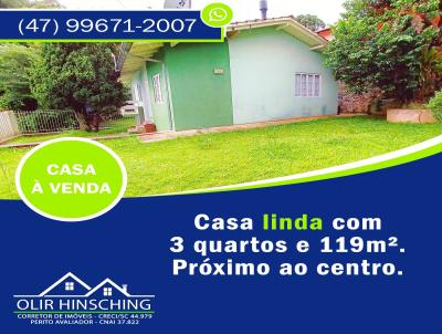 Casa para Venda, em So Bento do Sul, bairro Centro, 3 dormitrios, 1 banheiro, 1 vaga