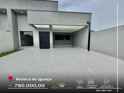 Casa para Venda, em So Jos dos Pinhais, bairro Afonso pena, Boneca do Iguau, 3 dormitrios, 2 banheiros, 1 sute, 3 vagas
