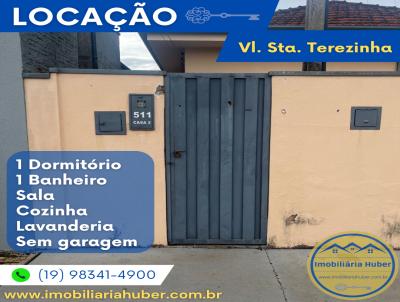 Casa para Locao, em Pirassununga, bairro Vila Santa Terezinha, 1 dormitrio, 1 banheiro