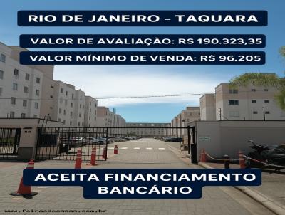 Leilão Extrajudicial para Venda, em Rio de Janeiro, bairro Taquara, 2 dormitórios, 1 banheiro, 1 vaga