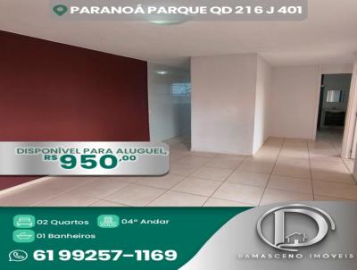 Apartamento para Locação, em Brasília, bairro Paranoá Parque (Paranoá), 2 dormitórios, 1 banheiro