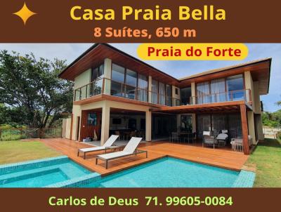 Casa em Condomnio para Venda, em Mata de So Joo, bairro Praia do Forte, 8 dormitrios, 10 banheiros, 8 sutes, 5 vagas