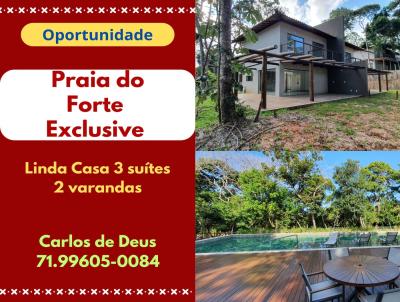 Casa em Condomnio para Venda, em Mata de So Joo, bairro Praia do Forte, 3 dormitrios, 3 banheiros, 3 sutes, 2 vagas