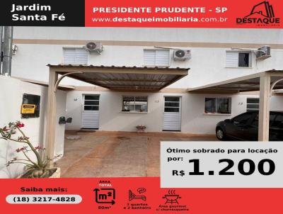 Casa para Locao, em Presidente Prudente, bairro Jardim Santa F, 2 dormitrios, 2 banheiros, 1 vaga