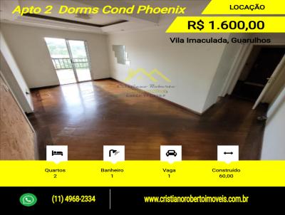 Apartamento para Locao, em Guarulhos, bairro Vila Imaculada, 2 dormitrios, 1 banheiro, 1 vaga