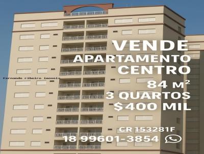 Apartamento para Venda, em Presidente Prudente, bairro Centro, 3 dormitrios, 2 banheiros, 1 sute, 1 vaga