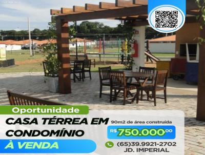 Casa em Condomnio para Venda, em Cuiab, bairro Jardim Imperial, 3 dormitrios, 2 banheiros, 1 sute, 2 vagas