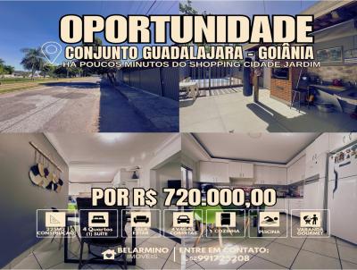 Casa para Venda, em Goiânia, bairro Conjunto Guadalajara, 4 dormitórios, 2 banheiros, 1 suíte, 4 vagas