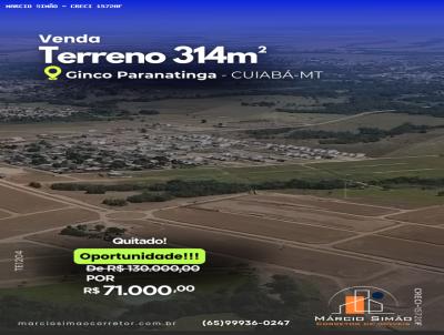 Terreno para Venda, em Cuiabá, bairro Ginco Paranatinga