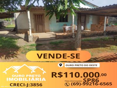 Casa para Venda, em Ouro Preto do Oeste, bairro NOVO HORIZONTE, 2 dormitórios, 1 banheiro