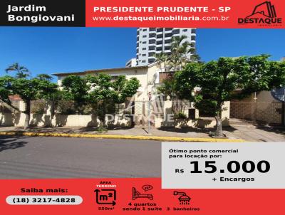 Ponto Comercial para Locao, em Presidente Prudente, bairro Vila Dubus, 4 dormitrios, 3 banheiros, 2 sutes, 2 vagas