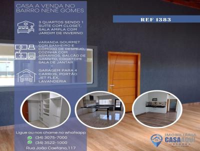 Casa para Venda, em Uberaba, bairro Bairro Nen Gomes, 3 dormitrios, 1 banheiro, 1 sute, 4 vagas