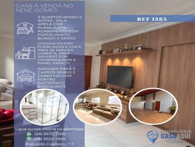 Casa para Venda, em Uberaba, bairro Bairro Nen Gomes, 3 dormitrios, 2 sutes, 3 vagas