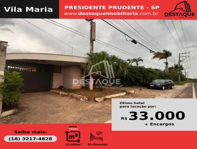 Hotel para Locao, em Presidente Prudente, bairro Vila Maria, 49 dormitrios