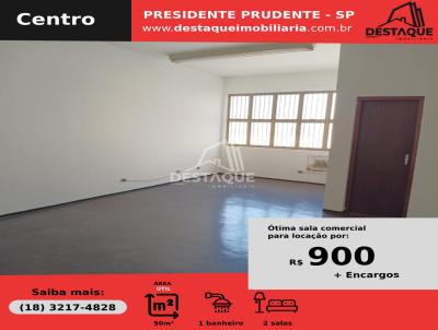 Sala Comercial para Locao, em Presidente Prudente, bairro Centro, 1 banheiro