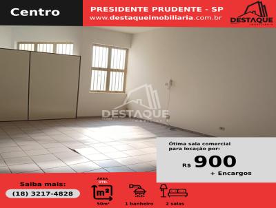Sala Comercial para Locao, em Presidente Prudente, bairro Centro, 1 banheiro