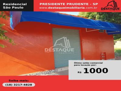 Salão Comercial para Locação, em Presidente Prudente, bairro Residencial São Paulo