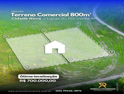 Terreno para Venda, em Lucas do Rio Verde, bairro Cidade Nova