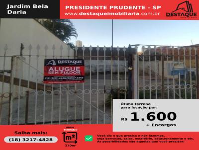Terreno para Locao, em Presidente Prudente, bairro Jardim Bela Daria