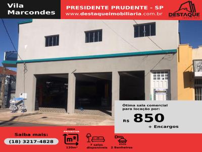 Sala Comercial para Locao, em Presidente Prudente, bairro Vila Marcondes, 2 banheiros