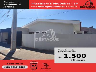 Barraco para Locao, em Presidente Prudente, bairro Parque Residencial Jardins, 2 banheiros