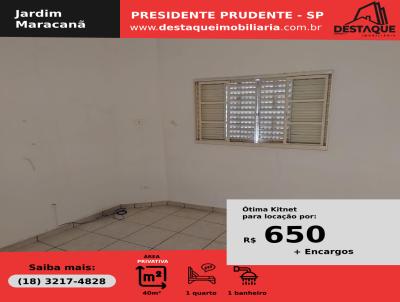 Kitnet para Locao, em Presidente Prudente, bairro Jardim Maracan, 1 dormitrio, 1 banheiro