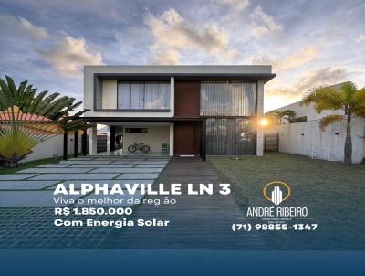 Casa em Condomnio para Venda, em Camaari, bairro Alphaville (Abrantes), 4 dormitrios, 4 banheiros, 3 sutes, 4 vagas