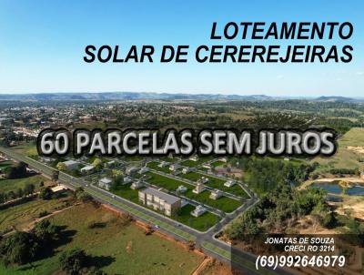 Lote Parcelado para Venda, em Cerejeiras, bairro Solar de Cerejeiras