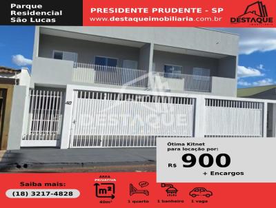 Kitnet para Locação, em Presidente Prudente, bairro Parque Residencial São Lucas, 1 dormitório, 1 banheiro, 1 vaga