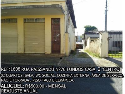 Casa para Locao, em Araguari, bairro CENTRO, 2 dormitrios