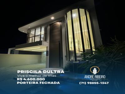 Casa em Condomnio para Venda, em Lauro de Freitas, bairro Buraquinho, 4 dormitrios, 6 banheiros, 4 sutes, 4 vagas