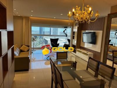 Apartamento Mobiliado para Loca��o, em Uberl�ndia, bairro Jardim Kara�ba, 3 dormit�rios, 4 banheiros, 3 su�tes, 2 vagas
