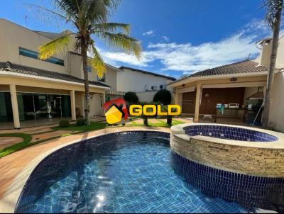 Casa para Loca��o, em Uberl�ndia, bairro Jardim Kara�ba, 4 dormit�rios, 4 banheiros, 4 su�tes, 3 vagas