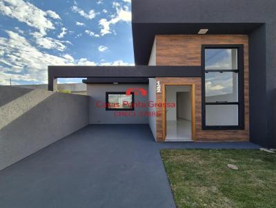 Casa para Venda, em Ponta Grossa, bairro Cara-cara, 3 dormit�rios, 2 banheiros, 1 su�te, 2 vagas